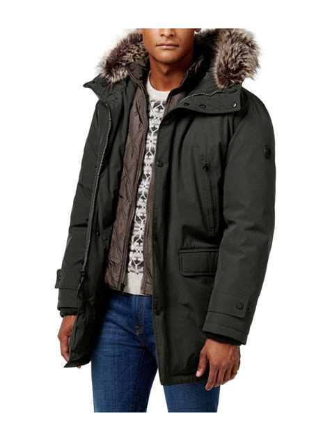 michael kors men's stratham snorkel jacket|Men's Michael Kors Rain Jackets .